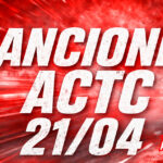 portada para nota de sanciones de la actc